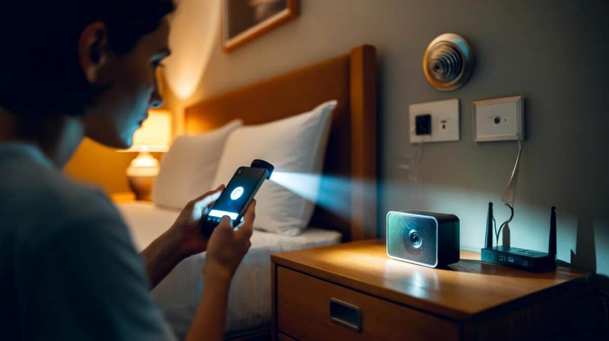 Come individuare le telecamere nascoste in hotel, B&B e Airbnb