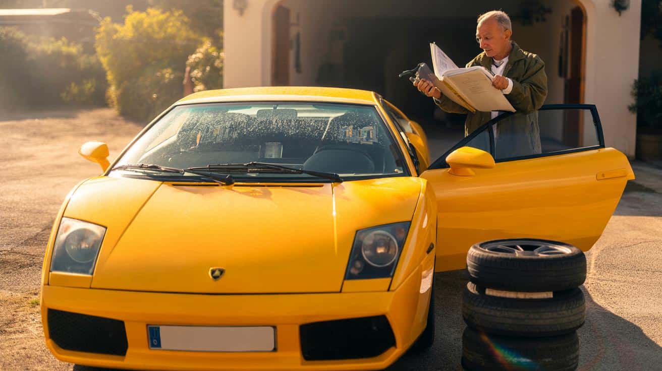 Comprata nuova 21 anni fa, vende la Lamborghini con il chilometraggio più alto al mondo