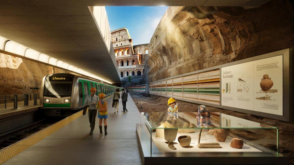 La metro C sotto il Colosseo conquista i media esteri: “Un museo nel sottosuolo di Roma”