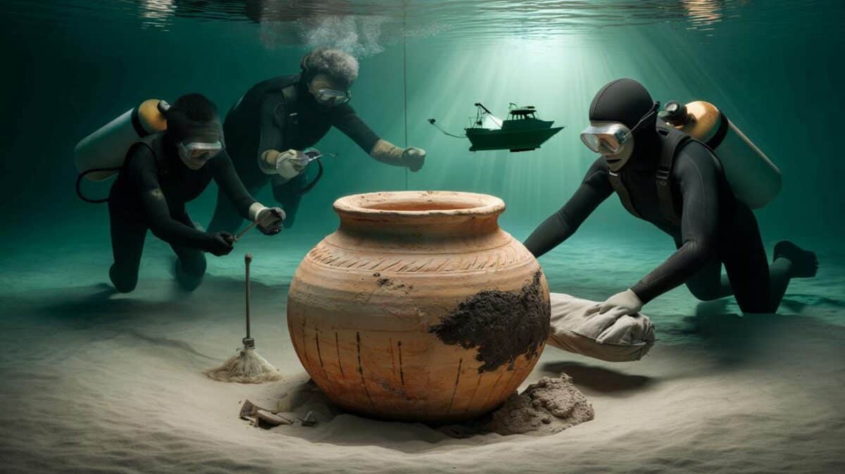 Ritrovato sul fondo di un lago in Giappone un vaso quasi intatto, di oltre diecimila anni